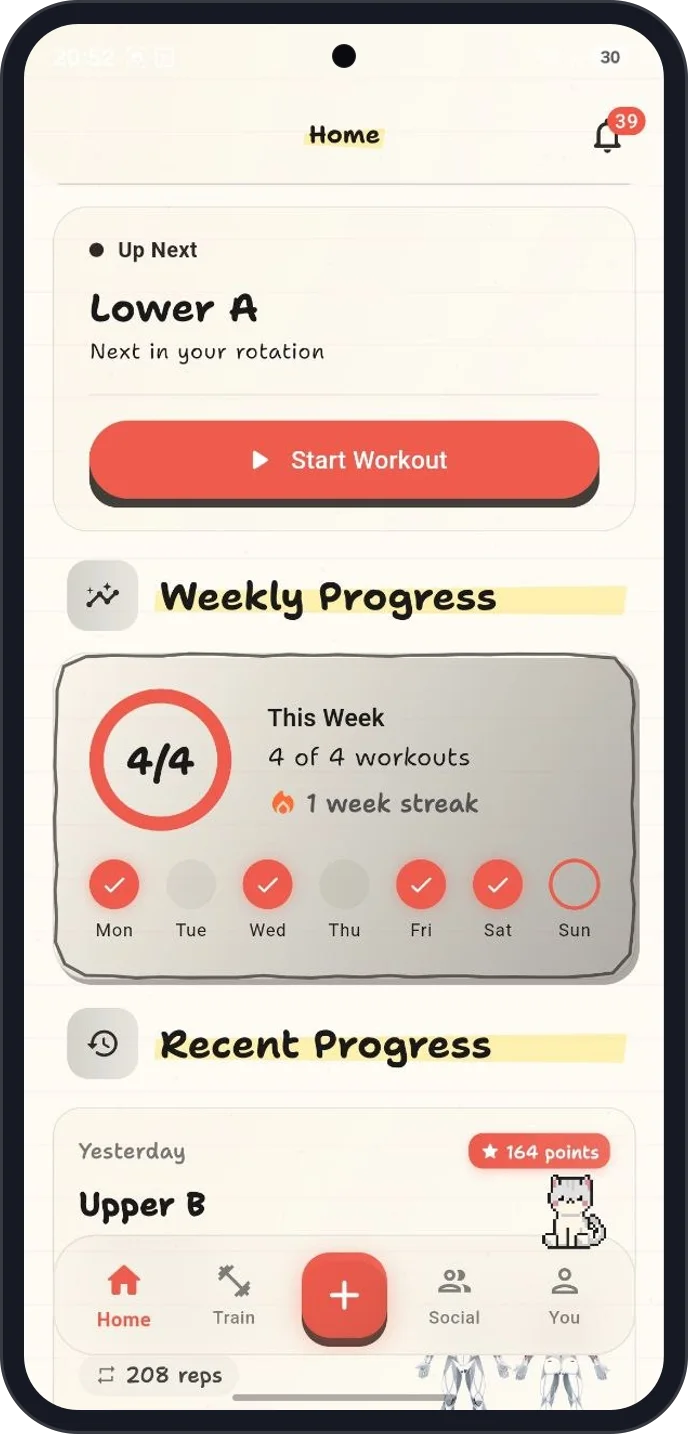 heavypal in doodle theme
